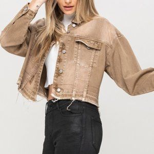 *NEW* Vervet by Flying Monkey Oversized Crop Jacket